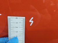 DRZWI PRZÓD PRAWE PASAŻERA Opel Corsa F 5d pomarańczowy KVH