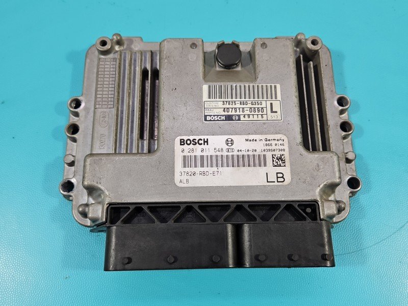 Komputer Sterownik silnika 0281011548, 407918-0890 Honda Accord VII 02-08 2.2 i-ctdi Komputer Sterownik silnika 0281011548, 407918-0890 Honda Accord VII 02-08 2.2 i-ctdi