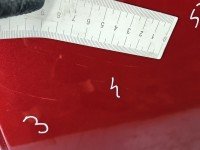 Drzwi tył lewe Renault Megane III HB 5d bordowy TENNJ