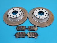 Tarcze hamulcowe tył klocki Vw Tiguan I 07- 1.4 TSI Cav