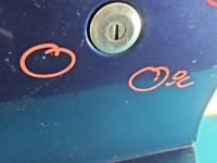 DRZWI PRZÓD LEWE KIEROWCY Renault Scenic I 5d granatowy TEF43