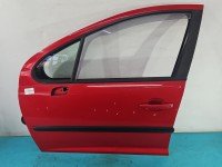 DRZWI PRZÓD LEWE KIEROWCY Peugeot 207 5d czerwony KKNB