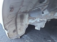 Błotnik tył lewy Kia Stinger ćwiartka SNOW WHITE PEARL