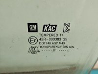 Szyba drzwi przód lewa Opel Mokka A HB