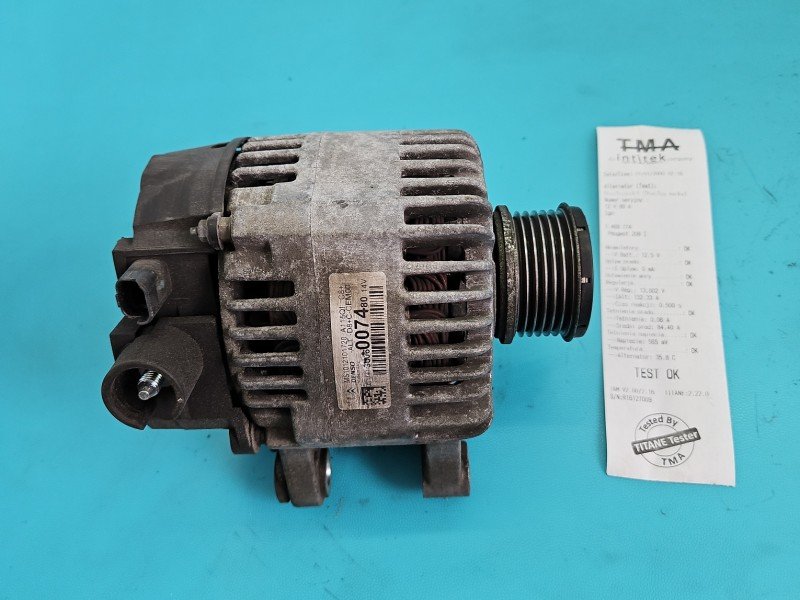 TEST Alternator Peugeot 208 I 9806007480 1.2 Pure Tech