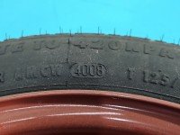 Koło zapasowe 15" dojazdowe dojazdówka Suzuki Splash Rozstaw śrub: 4x100, Continental, 125 mm, Profil opony: 70, Continental...