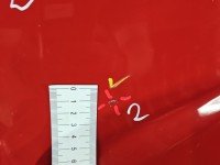 Błotnik przód lewy Fiat Doblo I czerwony