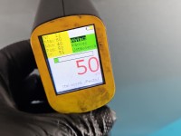 Drzwi tył lewe Opel Corsa E HB 5d srebrny z176