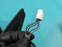 Lusterko lewe Toyota Corolla Verso I elektryczny, Europejska, Kod lakieru: 6R4, rysy na obudowie, 5 pin europa