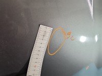 Maska przednia Renault Clio II szary NV603