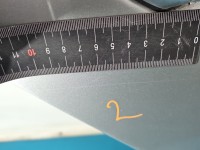 Drzwi tył prawe Mercedes W211 sedan 4d srebrny 744