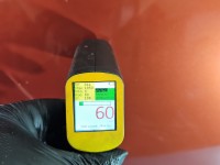 Maska przednia Dacia Sandero I 08-12 bordowy TEB76