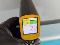 DRZWI PRZÓD LEWE KIEROWCY Vw Golf IV 5d srebrny LB7Z