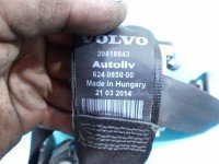 Pas bezpieczeństwa przód prawy pasażera Volvo V60 I 10- 39818843, 616155800