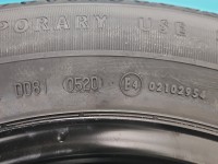 Koło zapasowe 16" dojazdowe dojazdówka Renault Kadjar 5x114.3, Uniroyal, 145 mm, Profil opony: 90, Kod producenta: RK4,...