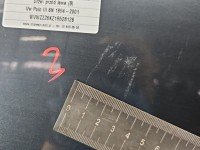 DRZWI PRZÓD LEWE KIEROWCY Vw Polo III 6N 4d grafitowy LC7V