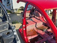 Próg prawy SŁUPEK ŚRODKOWY B Toyota Yaris III HB 5d czerwony 3P0