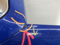 Maska przednia Skoda Octavia I niebieski