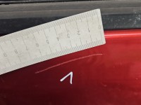 Drzwi tył lewe Dodge Caravan V 07-20 HB 5d bordowy