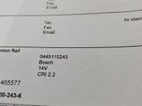 TESTOWANY Wtryskiwacz Fiat Croma II 0445110243 1.9 jtd