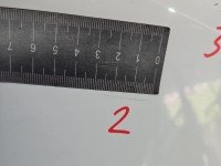 Błotnik przód prawy Peugeot 307 biały EWPA