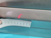 Drzwi tył lewe Honda Civic VIII UFO sedan 4d srebrny