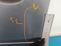 DRZWI PRZÓD LEWE KIEROWCY Vw Golf IV 5d srebrny LA7W