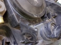 Reflektor lewy lampa przód Nissan Qashqai I J10 06-13 EUROPA 1EF238042-01, 26060JD90B