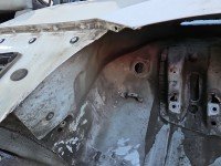 Błotnik tył prawy Skoda Superb III biały LF9E ćwiartka