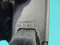 Pas bezpieczeństwa tył lewy Europejska, ZAPIĘCIE Citroen C3 III 16-24 6323680ETA