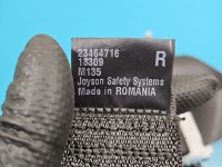 Pas bezpieczeństwa przód prawy pasażera Opel Insignia B 23464716