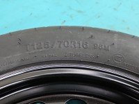Koło zapasowe 16" dojazdowe dojazdówka Ford Puma II 19- Rozstaw śrub: 5x108, Hankook, 125 mm, Profil opony: 70, 5X108 125/70...