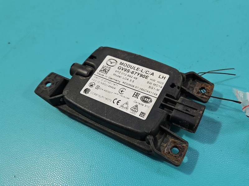 Sterownik moduł Producent części: Mazda, Europejska, Asystent zmiany pasa, GV9S-67Y90E Mazda 6 III GJ