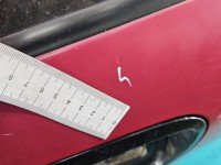 Klapa tył Honda Civic VI HB 3d czerwony