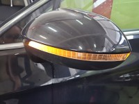 Lusterko lewe Vw Passat B8 9pin. Rysy na obudowie CZARNY LC9X europa