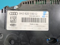 Licznik AUDI A4 B8 8K0920930D 2.0 tdi EUROPA