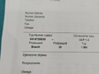 testowany Pompowtryskiwacz 1.9 tdi 0414720039, 038130073AL