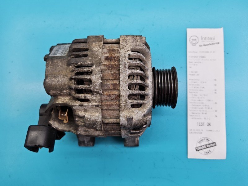 TEST Alternator Peugeot 307 9638544280 1.4 8V wiel