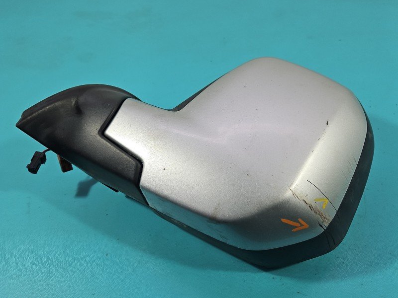 Lusterko lewe pin Citroen Berlingo II HB 5d kolor srebrny EZRC europa