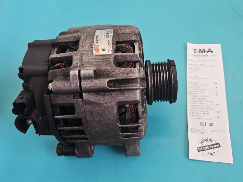 TEST Alternator Citroen C4 Picasso II 13-19 1.6 hdi 9678048880