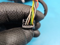 Lusterko lewe Renault Espace V elektryczny, Europejska, Kod lakieru: TEKNG, 9+8 pin, składane elektrycznie, rysy na...