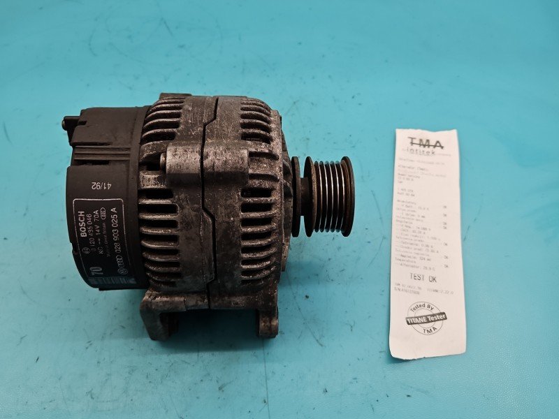 TEST Alternator Audi 80 B4 0120485046, 028903025A 1.9 tdi