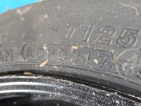 Koło zapasowe 15" dojazdowe dojazdówka Toyota Aygo II 14-22 Rozstaw śrub: 4x100, Yokohama, IMPRK1542915, et39, 125/70 4J...