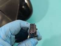 Lusterko lewe pin Renault Clio IV 12-20 HB bordowy TENNP 5d europa