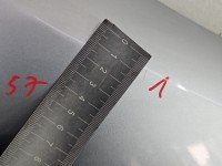 Błotnik przód prawy Mercedes ML W164 srebrny C775