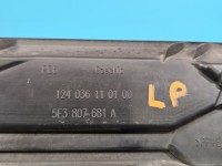 Zaślepka kratka zderzaka lewa atrapa Skoda Octavia IV 5E3807681A