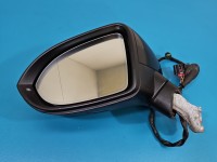 Lusterko lewe Vw Passat B8 9pin. Rysy na obudowie CZARNY LC9X europa