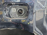 Błotnik tył prawy Vw Sharan II 10- czarny LC9X ćwiartka