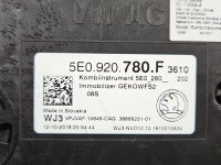 Licznik Skoda Octavia III 5E0920780F 2.0 TSI EUROPA