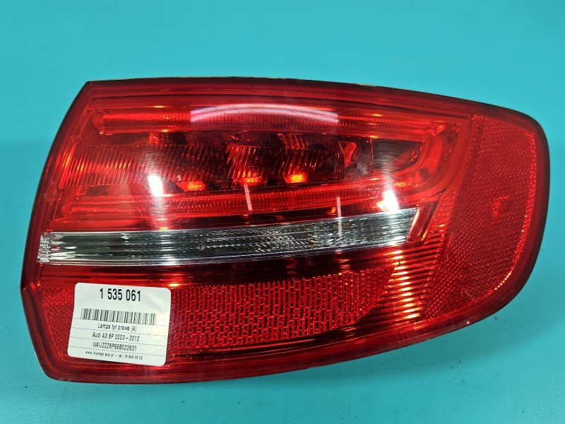 Lampa tył prawa Audi A3 8P HB EUROPA